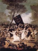 Francisco Jose de Goya The Burial of the Sardine painting